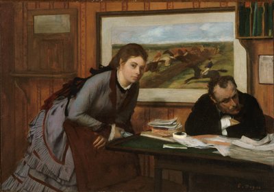 Sulking, c.1870 by Edgar Degas