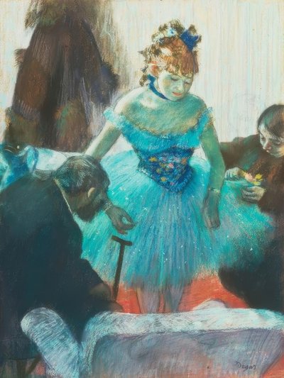 Dancer in the Dressing Room by Edgar Degas