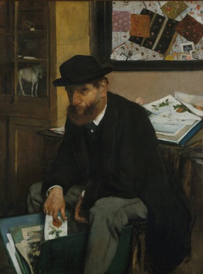 The Collector of Prints by Edgar Degas