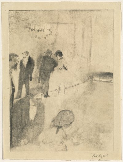 The Green Room by Edgar Degas