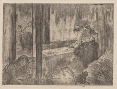 The Laundresses by Edgar Degas