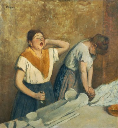 The Laundresses by Edgar Degas
