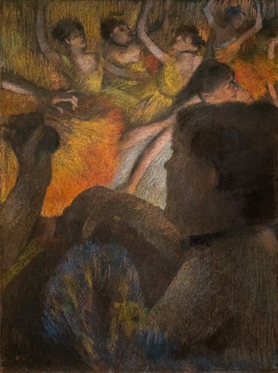 The Lodge by Edgar Degas