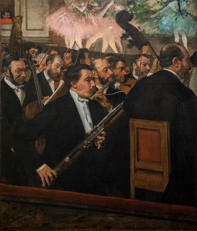 The Opera Orchestra by Edgar Degas
