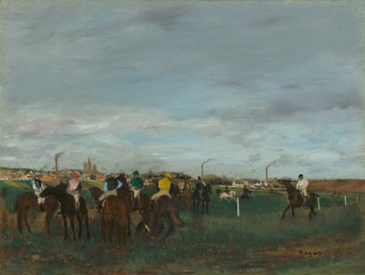 The Races, 1871-1872 by Edgar Degas