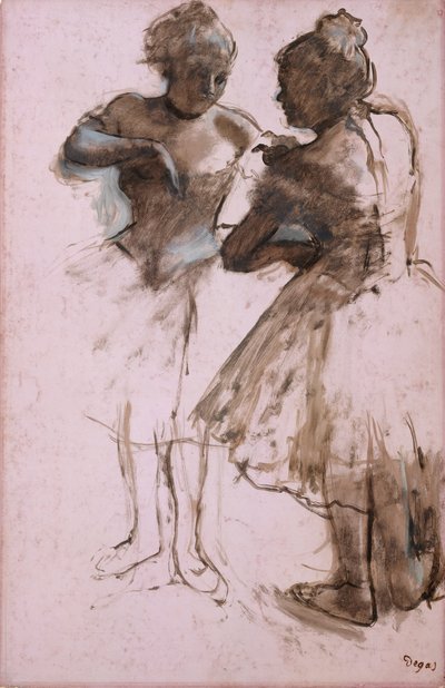 Two Dancers by Edgar Degas