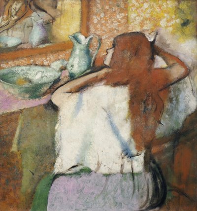 Woman at Her Toilet by Edgar Degas