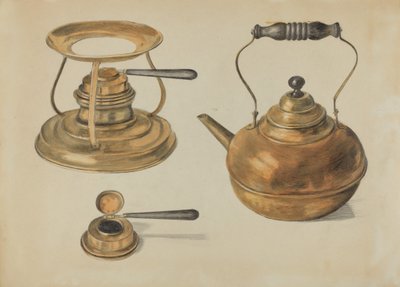 Burner and Kettle by Edith Magnette
