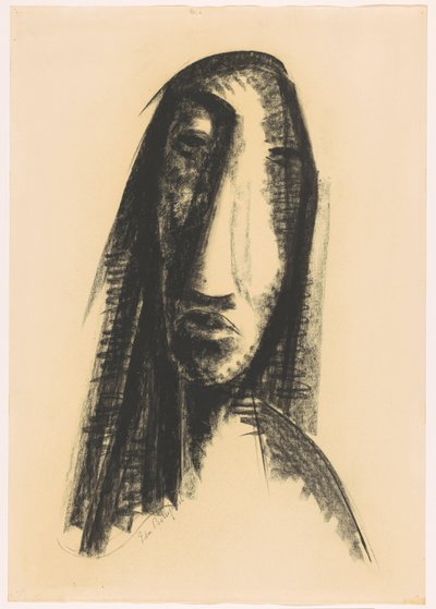Face of a Woman by Edm. Bellefroid (signed by artist)