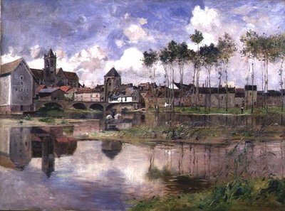 Moret-sur-Loing by Edmond Charles Yon