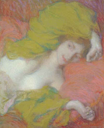 Idleness by Edmond François Aman Jean