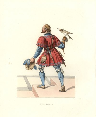 Falconer to Francis I by Edmond Lechevallier Chevignard