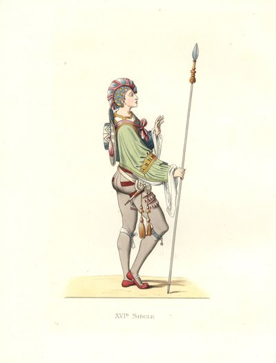 Flemish Military Attendant by Edmond Lechevallier Chevignard