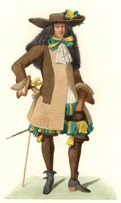 French Gentleman in Ceremonial Dress by Edmond Lechevallier Chevignard