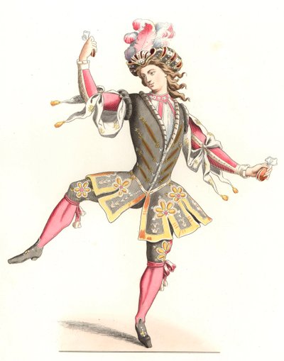 French in Dance Costume by Edmond Lechevallier Chevignard