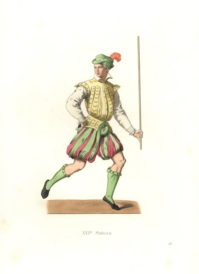 French Lackey by Edmond Lechevallier Chevignard