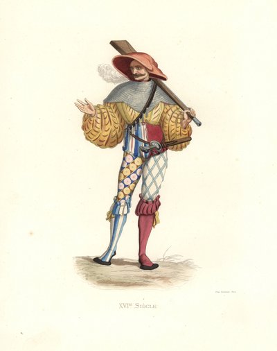 German Arquebuser of the 16th Century by Edmond Lechevallier Chevignard