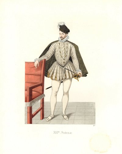 King Charles IX of France (1550-1574) by Edmond Lechevallier Chevignard