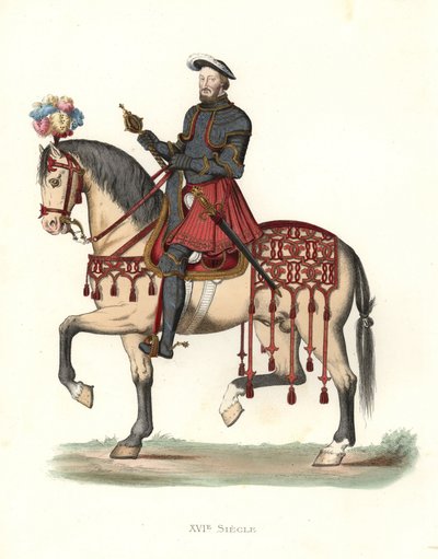 King Francis I of France (1494-1547) by Edmond Lechevallier Chevignard
