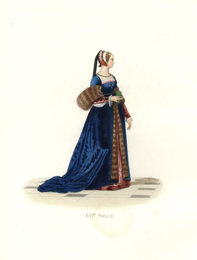 Lady at the Court of Francis I by Edmond Lechevallier Chevignard