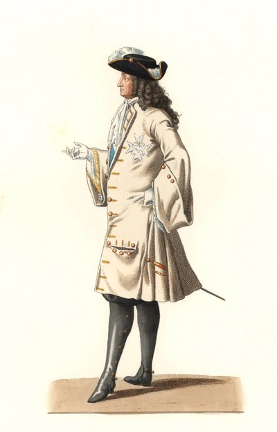 Louis XIV of France (1638-1715) by Edmond Lechevallier Chevignard