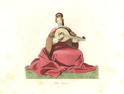 Noble Woman, England by Edmond Lechevallier Chevignard