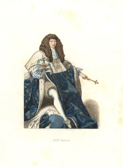 Young Louis XIV, King of France by Edmond Lechevallier Chevignard