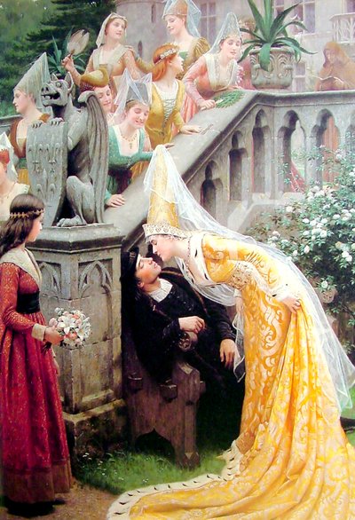 Alain Chartier by Edmund Blair Leighton