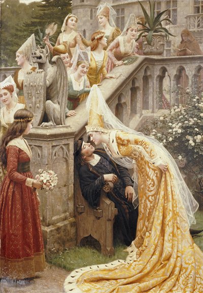 Alain Chartier by Edmund Blair Leighton
