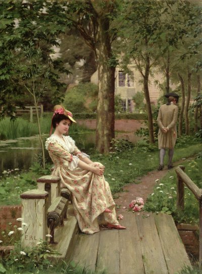 Off by Edmund Blair Leighton