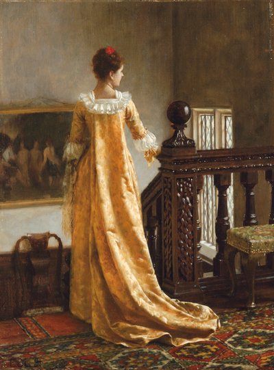 The Golden Train, 1891 by Edmund Blair Leighton