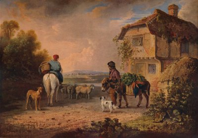 Off to Market, 1828 by Edmund Bristow