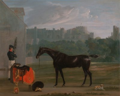 Outside the Guard House at Windsor by Edmund Bristow