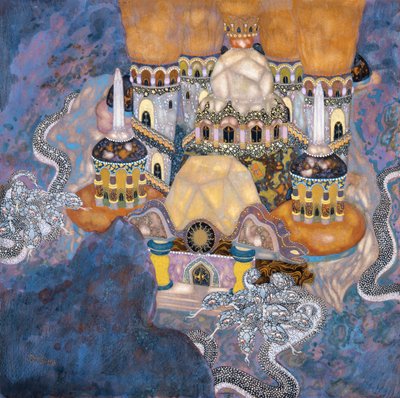 A Serbian Fairy Tale: A Castle by Edmund Dulac