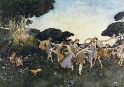 Scene from The Tempest by Edmund Dulac