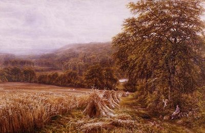 Harvest Time on the Dart by Edmund George Warren
