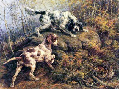 Pointer, Setter and Grouse by Edmund Henry Osthaus