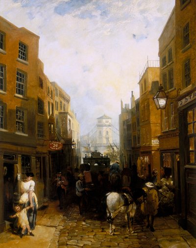 Buckingham Street, Strand, 1854 by Edmund John Niemann