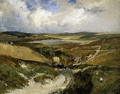 Hoving Dean, Sussex Downs by Edmund John Niemann