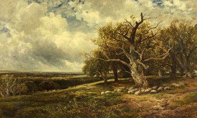 Landscape - Across the Valley by Edmund Morison Wimperis