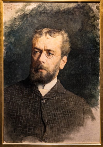 Portrait of Telemaco Signorini by Edoardo Gelli