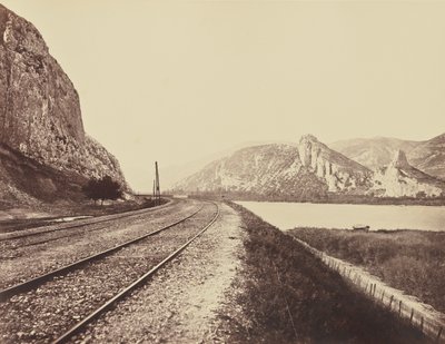 Entrance to the Donzère Pass by Édouard Baldus