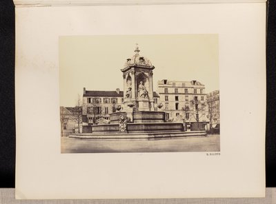 Fontaine Saint Sulpice (No. 76) by Édouard Baldus