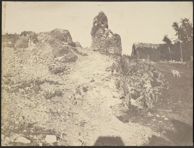 Rocky Landscape by Édouard Baldus