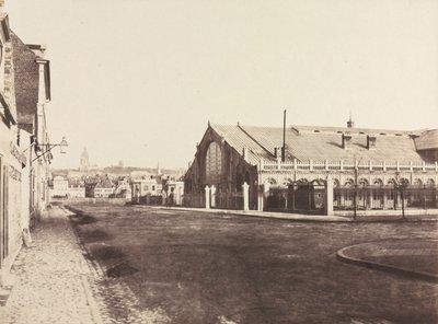 South Gable of the Boulogne Railway Station by Édouard Baldus