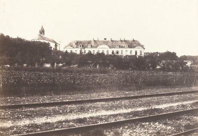Abbey of Gard near Abbeville by Edouard Denis Baldus