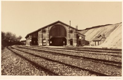 Gare de Longueau by Edouard Denis Baldus