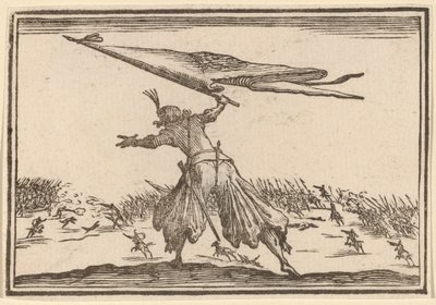 Standard Bearer by Edouard Eckman after Jacques Callot