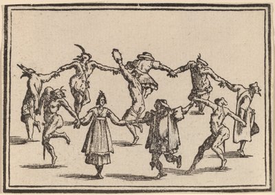 The Dance by Edouard Eckman after Jacques Callot