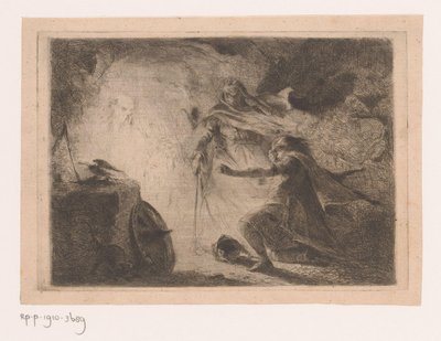 Saul with the Witch of Endor by Edouard Hamman